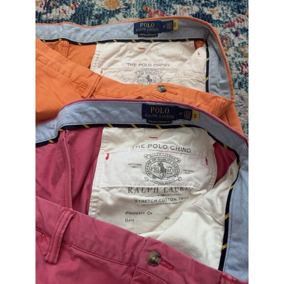 Polo Ralph Lauren 8-Inch Stretch Straight Fit Chino Short Size 42 Lot of 2 - Picture 3 of 8